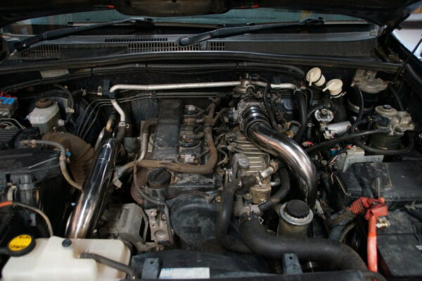 PDI+Prado+120+series+front+mount+intercooler+engine+bay